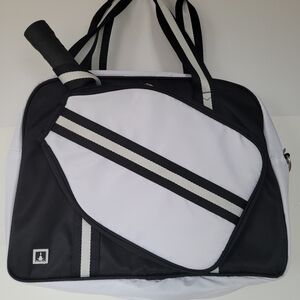 Classic Black and White Duffel Bag